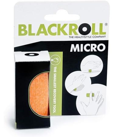 BLACKROLL Micro Fascia Roller - Original Small Self-Massage Tool for Fascia - Orange - Buy Internationally - Buy Online on GoSupps.com