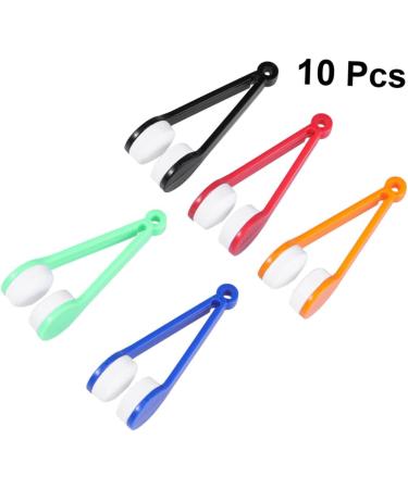 Buy Portable Glasses Cleaning Brush Set - 10 Mini Microfiber Lens Cleaners for Effortless Eyewear Care - International Shipping Available - Buy Online on GoSupps.com