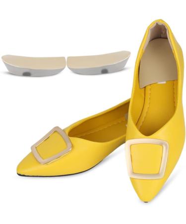 FRCOLOR Plantar Foot Orthotic Inserts - 2 Pairs Transparent Heel Cups for Pronation & Corrective Support | 9x4.5cm - Buy Online on GoSupps.com