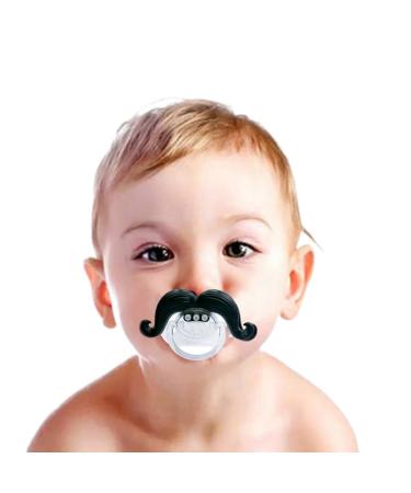 DDKY 3-Piece Beard Shape Pacifier - BPA-Free Silicone for 0-3 Years | International Shipping - Buy Online on GoSupps.com