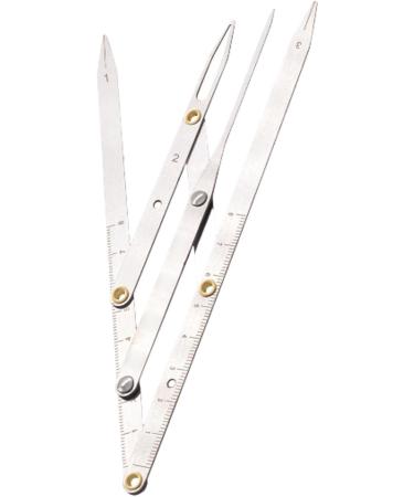 Oshhni Eyebrow Ruler Makeup Stencil Balance Professional Gauge Level Measuring Tool Three Point Positioning Ruler Measuring Tool - Buy Online on GoSupps.com