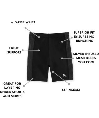 Dragonwing girlgear Mid-Rise Compression Shorts - 5 Inseam (White) for Active Teen Girls - Buy Online on GoSupps.com