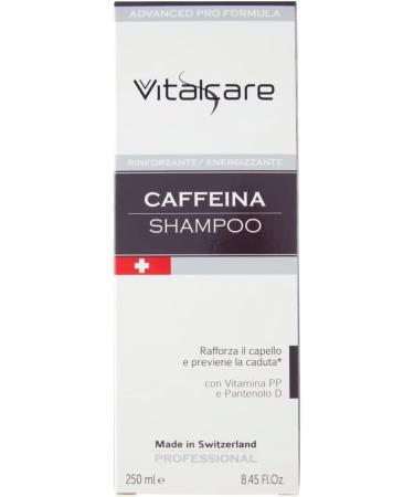  DIAMOND INTERNATIONAL Vitalcare | Swiss - Caffeine Shampoo Strengthening and Energizing Strengthens Hair and Prevents Hair Loss With Vitamin PP and Panthenol D 250 ml - Buy Online on GoSupps.com
