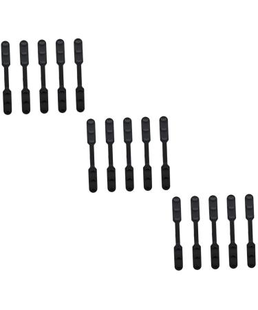 Beaupretty 15 pcs rope buckle ear hooks The handy ear iron buckle face mask for children headband mask accessories mask ear rope buckle tab Small tools men