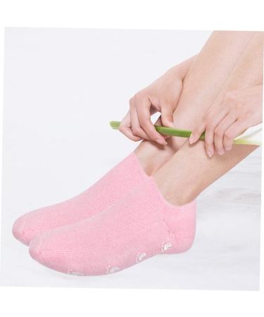 SEWOART 3 Pairs Foot Gel Socks Gel Socks for Cracked feet spa Gel Socks Non Lotion Socks Women Foot Masks Cosmetic moisturizing Sock Heel Socks Cotton-Spandex Skin Miss - Buy Online on GoSupps.com