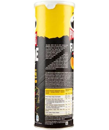 Pringles Flame Spicy BBQ Flavour Snack Salato con peperoncino pomodoro dolce e paprika affumicata Savory snack with chilli sweet tomato and smoked peppers 160g potato chips - Buy Online on GoSupps.com