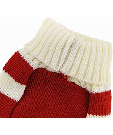 Festive Christmas Dog Sweater - Warm Knitted Turtleneck XL with Reindeer Pattern | Perfect Gift for Puppies & Dogs - Buy Online on GoSupps.com