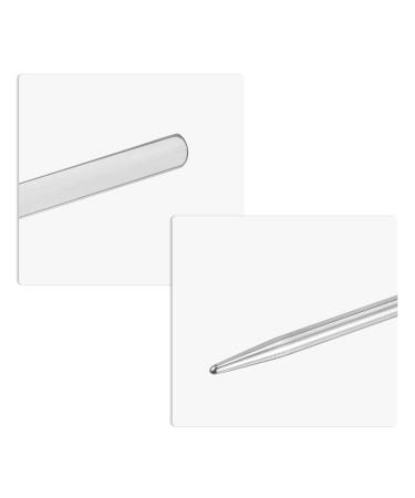 VOCOSTE Stainless Steel Makeup Spatula Set with Faux Leather Case - Liquid Foundation & Lipstick Mixing Palette Tool in Beige - Buy Online on GoSupps.com