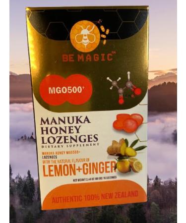 Buy Be Magic Manuka Honey with Lemon & Ginger Lozenges - 15 Pack | International Shipping Available - Buy Online on GoSupps.com