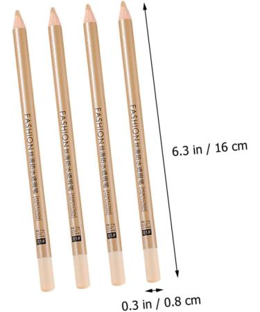 Beavorty 12 Pcs Concealer Pen Make up Concealer for Face Makeup Concealer Light Concealer White Wooden - Buy Online on GoSupps.com