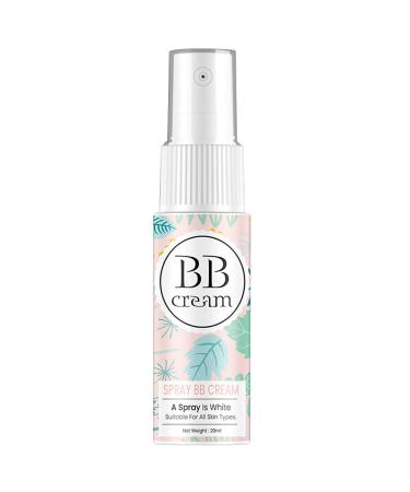 ikasus Portable Moisturizer BB Cream Concealer Make-Up Spray BB Cream Matt Oil Control Whitening Brightening Skin Tone BB Cream for All Skin Types Full Coverage Anti-Aging Concealer
