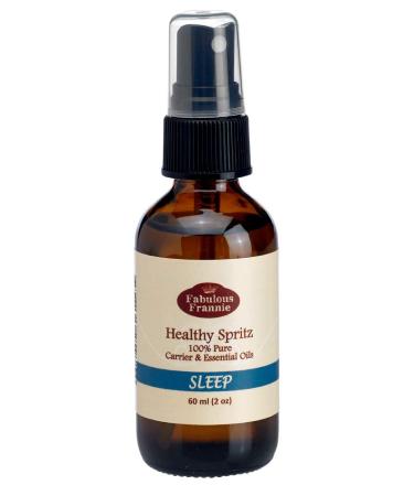Fabulous Frannie Sleep Massage Spray Pure Essentials and All Natural Carrier Oils (Chamomile Marjoram Bulgarian Lavender and Vetiver) 2oz