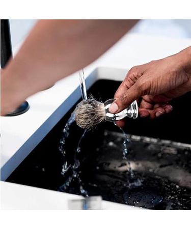 Premium Badger Hair Shaving Brush with Metal Handle | Versatile Shaving Solutions for Every Grooming Need - Buy Online on GoSupps.com