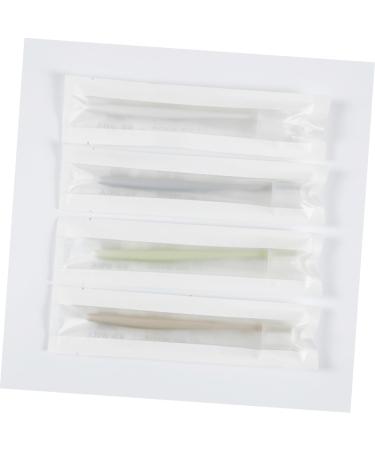 Minkissy 4-Piece Bristle Toothbrush Set - Eco-Friendly Adult Hand Toothbrushes in Khaki for Home Use - Buy Online on GoSupps.com