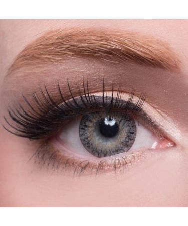 Buy Matlens Geolica Gray Colored Contact Lenses -10% Strength with Free Care Kit - International Shipping Available - Buy Online on GoSupps.com