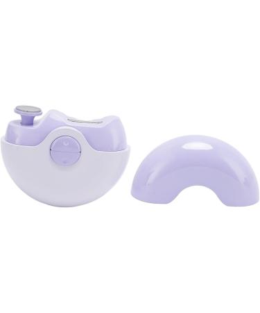 Electric Automatic Nail Clipper 2 in 1 USB Rechargeable Safety Fingernail Cutter File Nail Scraps Storage for Kids Adult Purple Efficient Cleaning Dual Speed Settings Safe - Buy Online on GoSupps.com