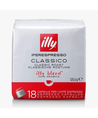 illy Illy Iperespresso Tostate Classic Medium Roast 324 Capsules (18 Packs of 18 Capsules) Original