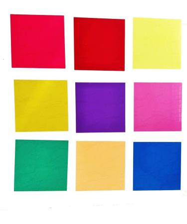 Best Starloop 18 Pack Light Gels Colored Overlays Transparency Color Film Plastic Sheets Correction Gel Light Filter Sheet  20x20cm 9 Assorted Colors 2 Sets - Buy Online on GoSupps.com