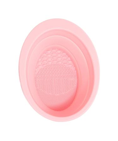 Makeup Brush Scrub Pad Makeup Accessories Beauty Cleaning Tool Brush Cleaning Bowl Makeup Brush Cleaning Pad Folding Silicone Bowl Makeup Brush Scrubber Beauty Cleaning Mat