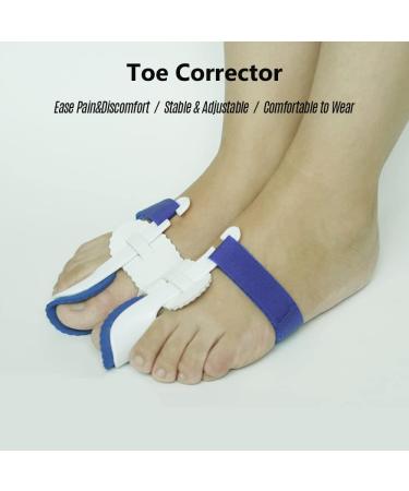 Adjustable Hallux Valgus Corrector - Bunion Toe Splint for Pain Relief - 2 Pcs - Buy Online on GoSupps.com