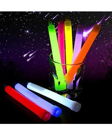 30 Ultra Bright 6 Inch Glow Sticks - 12 Hour Emergency Light Sticks for Camping, Parties, Hurricane Supplies, Earthquake Survival Kit - Buy Online on GoSupps.com