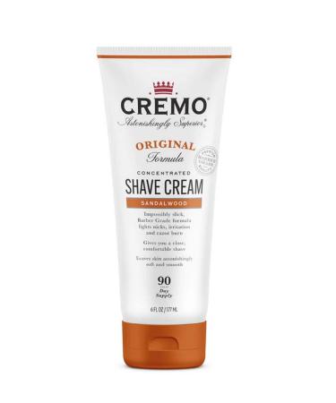 Cremo Original Shave Cream Sandalwood 6 fl oz (177 ml)