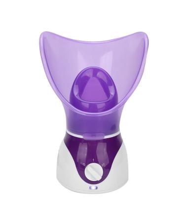 Vapeur pour le Visage Vapeur pour la Peau SPA Humidificateur D'aromath rapie Pulv risateur de Brume pour le Visage Machine Hydratante pour le Visage (violet) (Prise UE)