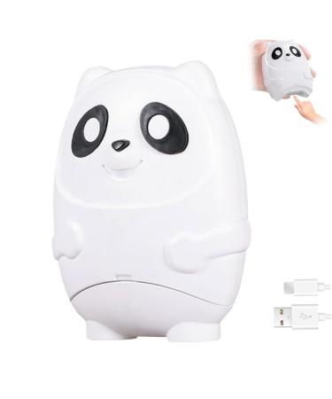 Electric Nail Clippers 2 in 1 Automatic Anti-Pinch 500mAh Panda Shape Type-C Low Noise Portable Fingernail Cutter and File Trimmer