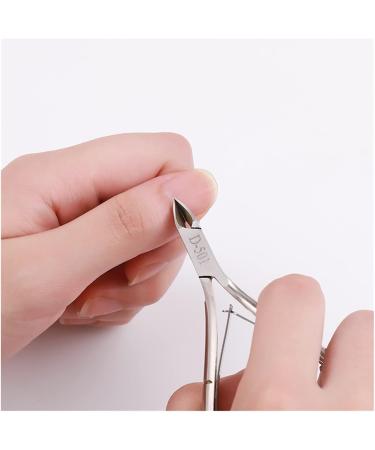 SJLS Stainless Steel Cuticle Nipper Professional Remover Scissors Finger Care Manicure Nail Clipper Dead Skin Tools Gold and Sliver (Color : Sliver) - Buy Online on GoSupps.com