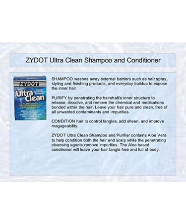  CPUK TRADING Next Day ZYDOT Ultra Clean KLEAN Detoxifying Shampoo and Conditioner for Hair Follicles - Buy Online on GoSupps.com