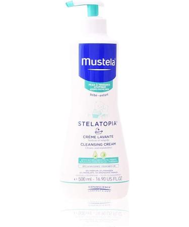 Mustela Stelatopia Cleansing Cream 500ml - Best Moisturizing Solution for Sensitive Skin - International Shipping Available - Buy Online on GoSupps.com