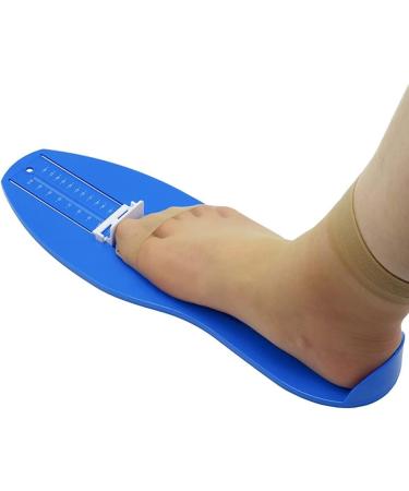 Adult Foot Measurement Device - Blue Foot Gauge for Shoe Size Calculation | Feet Length & Width Measuring Ruler for Household Use - Buy Online on GoSupps.com