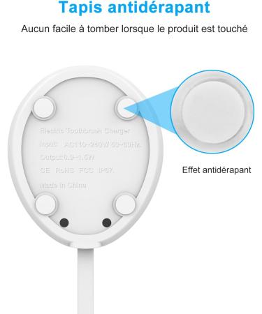 Buy Charger for Oral-B Electric Toothbrush 3757 | Compatible with 600 1000 5000 7000 Genius 8000 8900 Smart 5000 & More - Worldwide Shipping - Buy Online on GoSupps.com