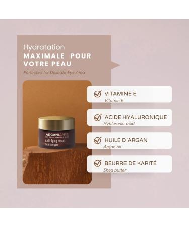  Arganicare ARGANICARE - Anti-aging cream - Moisturizing Face Care with Argan Oil - Pot 50 ml - Buy Online on GoSupps.com