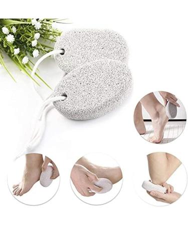 PHOGARY Natural Pumice Stone for Feet 2 PCS - Callus Remover for Hard Skin on Feet and Hands - Lava Pedicure Tool for Exfoliation and Dead Skin Removal - Buy Online on GoSupps.com