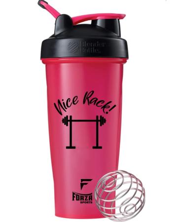 Blender Bottle x Forza Sports Classic 28 oz. Shaker - Nice Rack! - Pink