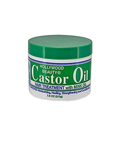 Hollywood Beauty Castor Oil Hair Treatment with Mink Oil  7.5 Ounce