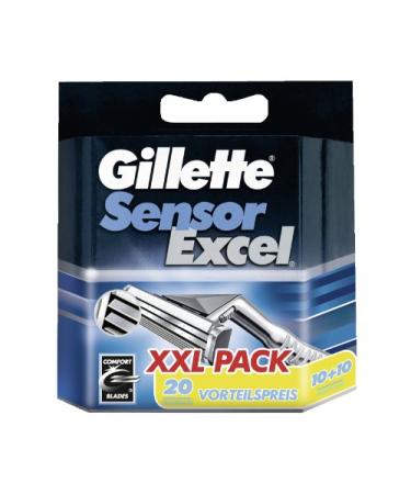 Discontinued model Gillette SensorExcel system blades 20 pieces 20 pieces - Buy Online on GoSupps.com