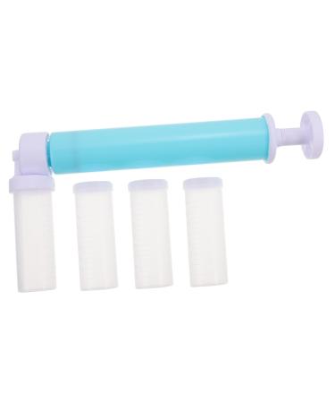 SHOWERORO Glitter Decor 1 Set Cake Duster Make up Kit Capacillos para Cupcake DIY Cake Watering Buckets Chic Food Coloring Blue 25X11.6X3.8CM