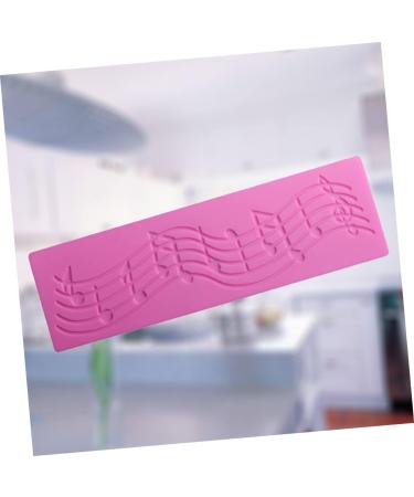 HOMSFOU Cake Toppers Music Note Decor Silicone Mold Cake Decorations De para Gelatinas Cake Mold Fondant Molds Cakesicles Mold DIY Mould Fondant Cake Fudge medium Pink - Buy Online on GoSupps.com