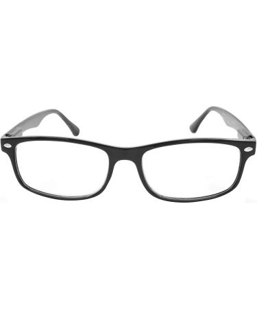 TBOC Reading Glasses +3.50 - Stylish Matt Black Eyewear for Men & Women Ideal for Seniors & Presbyopia - 1 Pack - Buy Online on GoSupps.com