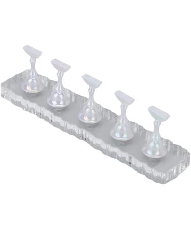 LANTRO JS Nail Exercise Stand - Perfect for Beginners with 5 Fairy Bases Magnet Adsorption and Acrylic Material - Buy Online on GoSupps.com