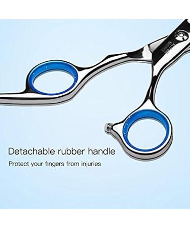 Professional Barber Hair Thinning Shears 6.5 inch - ULG Texturizing Scissors with Razor Edge, Japanese Stainless Steel, Detachable Finger Ring - Buy Online on GoSupps.com