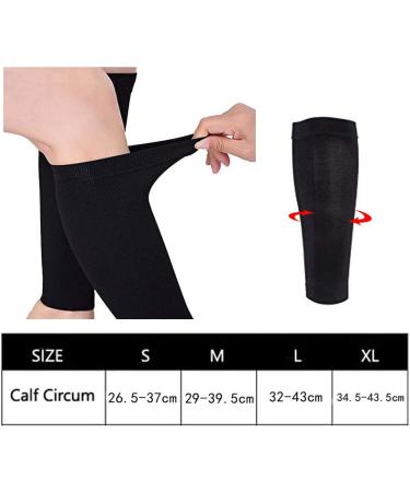 Tcare Medical Calf Compression Sleeves 30-40mmHg for Men & Women - Footless Support for Varicose Veins - 1 Pair - Buy Online on GoSupps.com