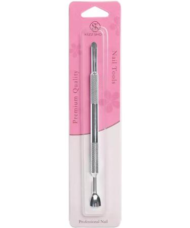 FEIlei Cuticle Pusher Stainless Steel Double Head Manicure Pedicure Tool for Fingernail Silver - Buy Online on GoSupps.com