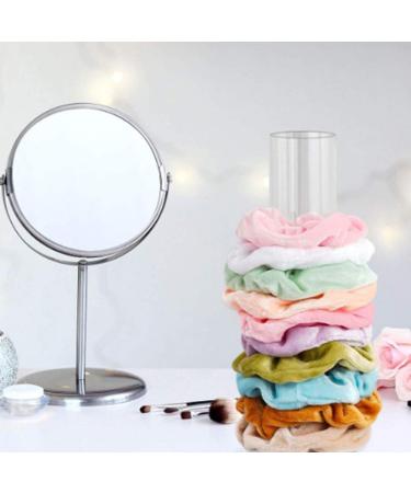 Acrylic Scrunchie Holder Stand | Clear Hair Tie Organizer & Bracelet Display | T-Bar Scrunchy Tower for Girls - Buy Online on GoSupps.com