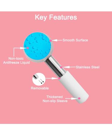 Stainless Steel Face Ice Globes for Tighter Skin & Reduced Puffiness - Hot & Cold Skin Massagers - Buy Online on GoSupps.com