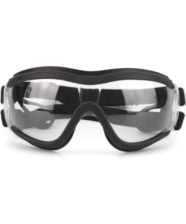 Pug Collar Dog Goggles Dog Sunglasses Snowproof Windproof Dog Glasses Pet Goggles For Travel Skiing Anti Fog Dog Snow Goggles Dog Eye Goggles With Adjustable Baby Dog (Clear One Size) One Size Clear - Buy Online on GoSupps.com
