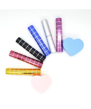 Retractable Powder Brush | Portable Nail & Face Blush Makeup Brush with Cover - Red Travel Essential | Shop Internationally - Buy Online on GoSupps.com