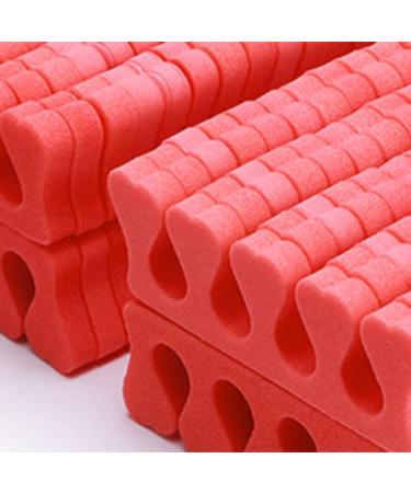 100 Pieces Red Toe Separator for Pedicure | Soft Nail Art Divider & Spacer | Manicure Tool & Gel Painting Accessories - Buy Online on GoSupps.com